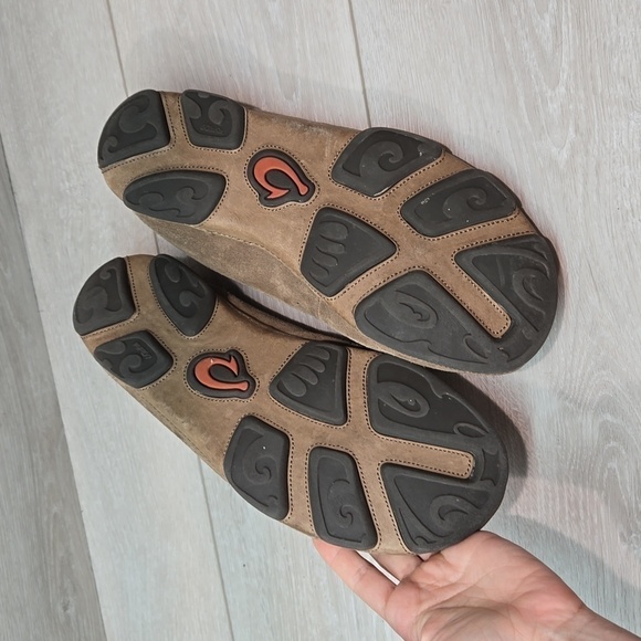 Olukai Women Moloa Kohana Leather Loafer Slip on shoes sz 10.5 - Picture 12 of 12